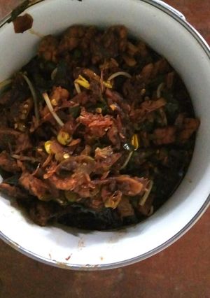 Foto resep Eseng eseng ikan asin klotok