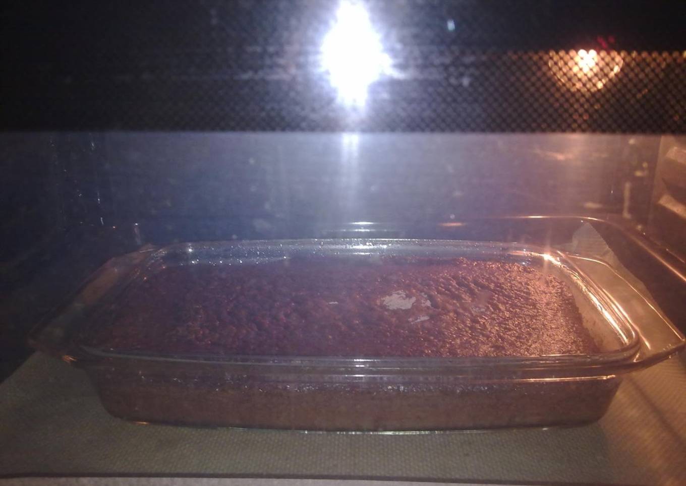 Brownie de chocolate al caramelo
