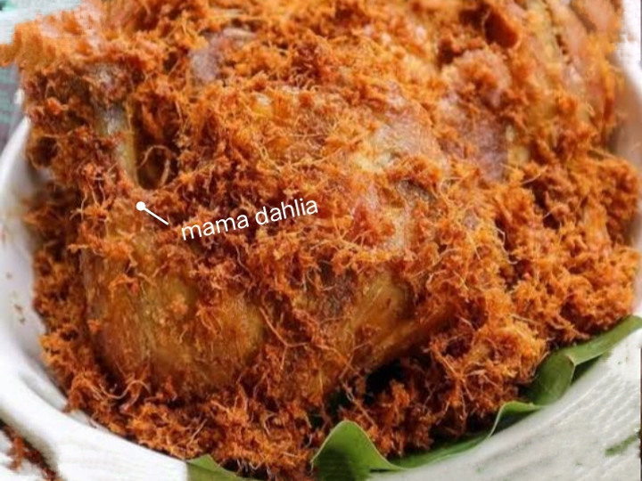 Langkah Mudah untuk Membuat Ayam bumbu serundeng yang Enak Banget