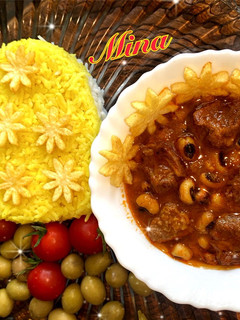 عکسی از دستور خورشت لوبیا چشم بلبلی