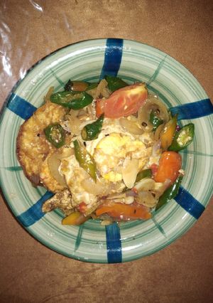 Foto resep Telor ceplok lada hitam