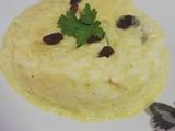 Risotto de pavo con piña y champiñones