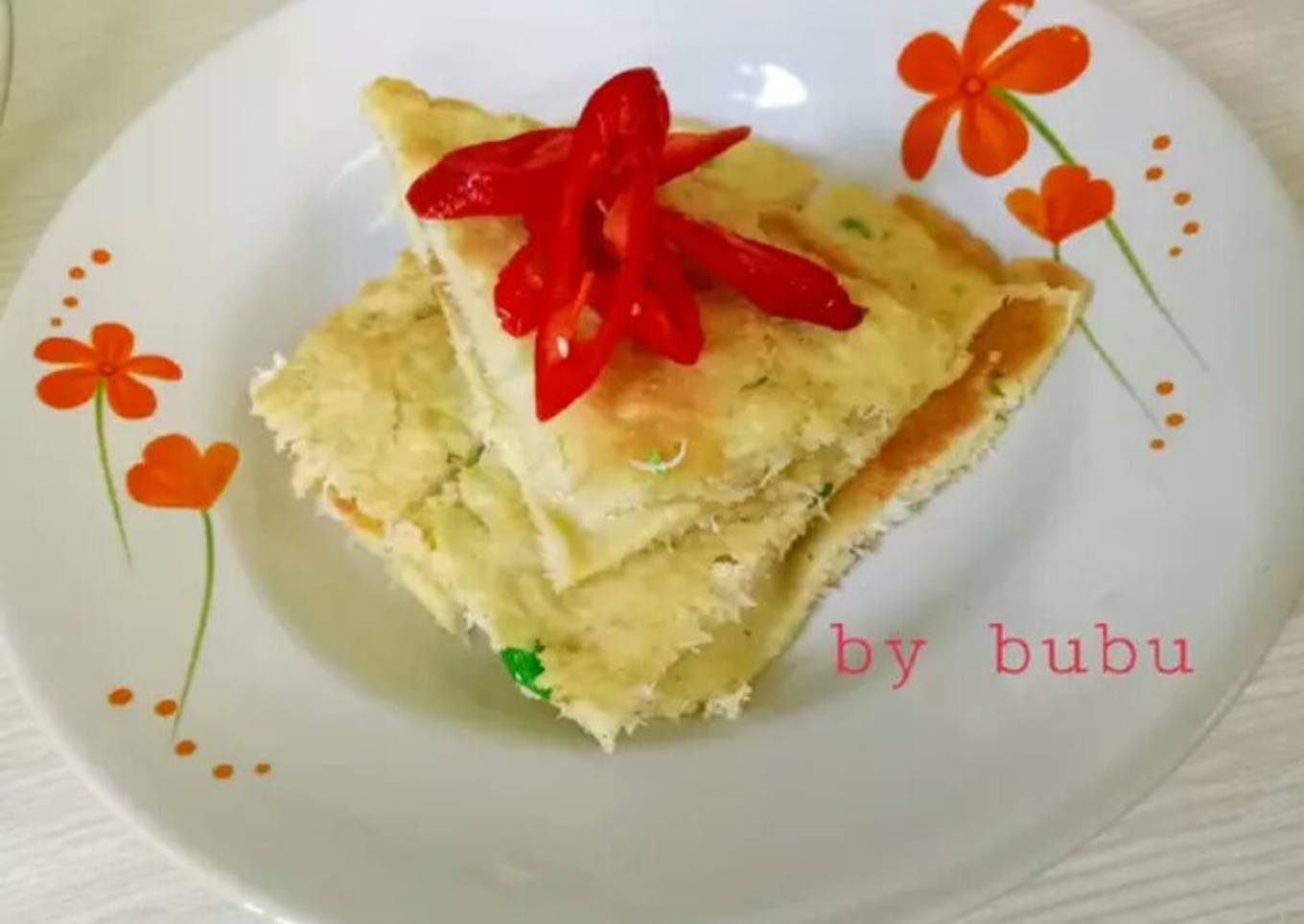 Telur dadar padang ala2 bubu 🍳