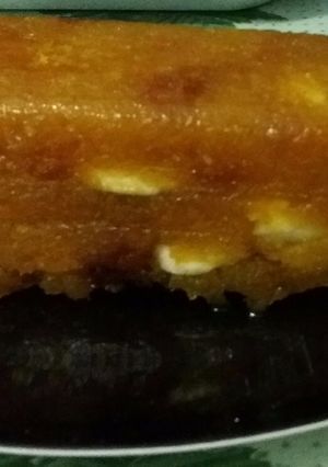 Foto resep Singkong parut lapis pisang kukus(tanpa timbang)