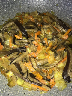Una foto de Setas salteadas al curry
