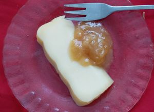 Una foto de Quesito con miel de abejas