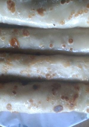 A picture of Pan cakes- mkate wa maji.