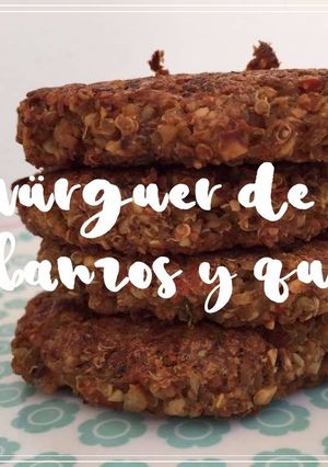 Una foto de Hamburguesa Vegetal de Garbanzos y Quinoa