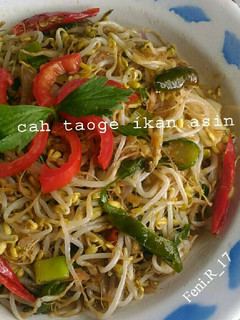 Foto resep Cah taoge ikan asin