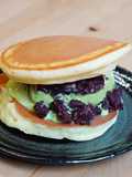 Dorayaki Matcha Ice Cream With Red Beams☆ Dessert