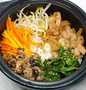 Easy Steps to Prepare Recipes Bibimbap Ayam + Sosis (Nasi campur ala Korea) the  Makes Drooling Really Delicious.