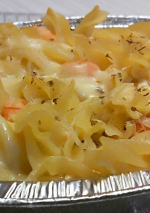 Foto resep Shrimp Fussili Carbonara