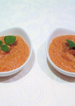 Foto principal de Copas con crema de boniato y coco - veggie