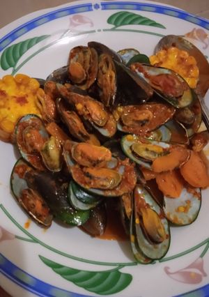 Foto resep Kerang hijau / kerang ijo saus padang