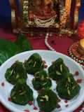 Pan gulkand Modak without khoya or condensed milk