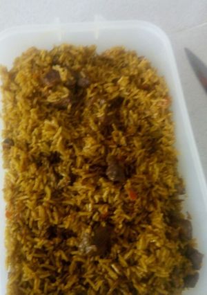 A picture of Beef Pilau.