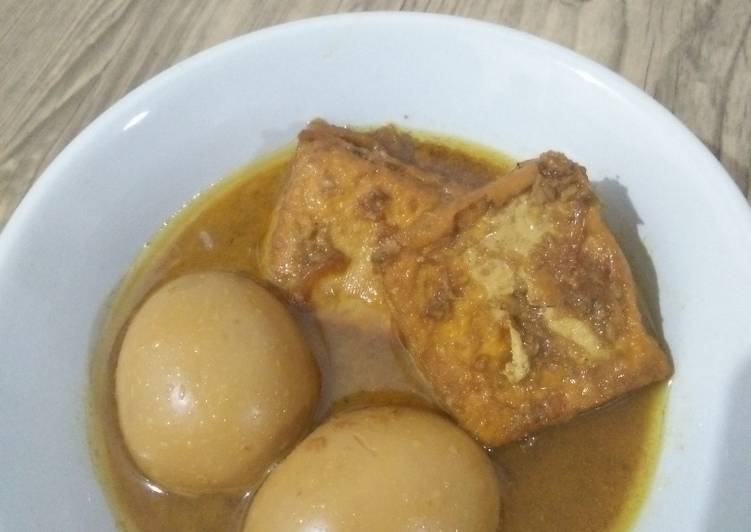 Semur Tahu Telor