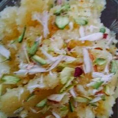 A picture of Sweet Potato Halwa.
