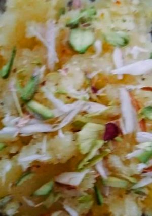 A picture of Sweet Potato Halwa.