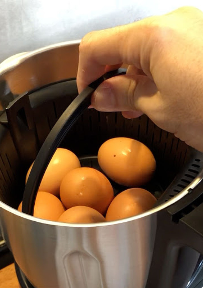 Una foto de Huevos cocidos en ClickChef Moulinex