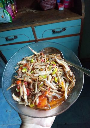 Foto resep Sambel teri dan tauge ala dapur mertua