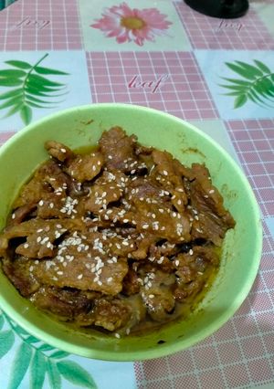 Foto resep Beef teriyaki simpel
