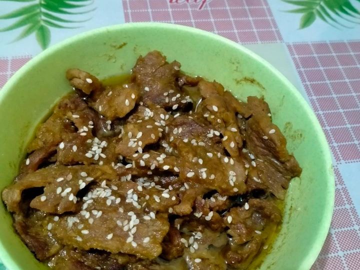 Langkah Gampang Membuat Resep Beef teriyaki simpel yang Lezat Sekali