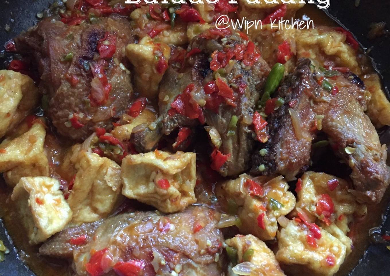 Ayam Tahu Balado Padang