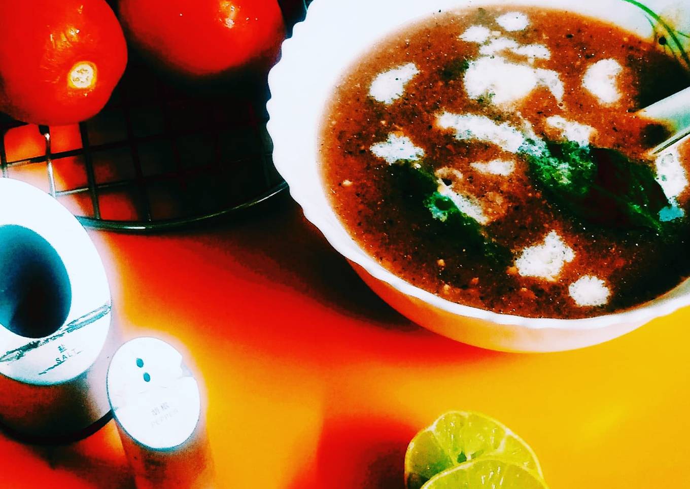 Roasted Basil Tomato Soup