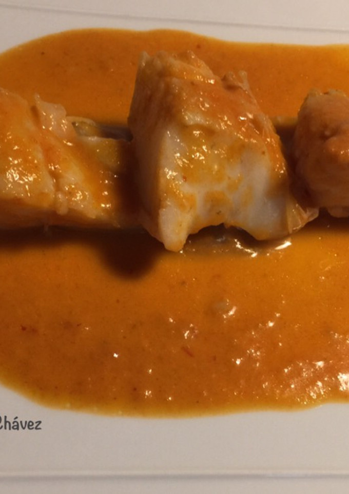Una foto de Bacalao a la Vizcaína