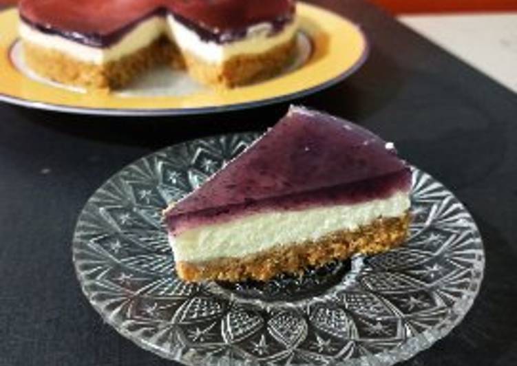 Bumbu No Bake Jelly Cheesecake | Cara Masak No Bake Jelly Cheesecake Yang Mudah Dan Praktis