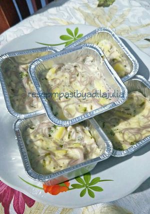 Foto resep Steamed Chicken Sweet Potato Noodle - MPASI 15 bln - Cemilan