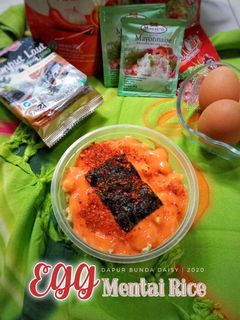 Foto resep Egg Mentai Rice Ekonomis