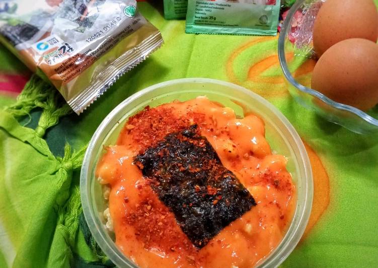 Resep Egg Mentai Rice Ekonomis yang Enak Banget