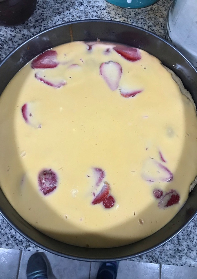 Una foto de Tartaleta de yogurth con frutillas sin azúcar