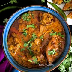 A picture of Besan Ki Sabzi.
