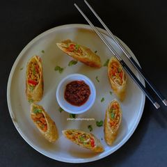 A picture of Noodle Spring Roll.