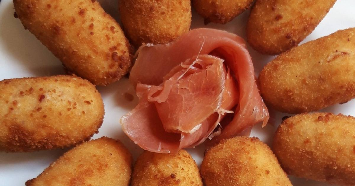 Croquetas de jamón ibérico Receta de Isabel Cookpad