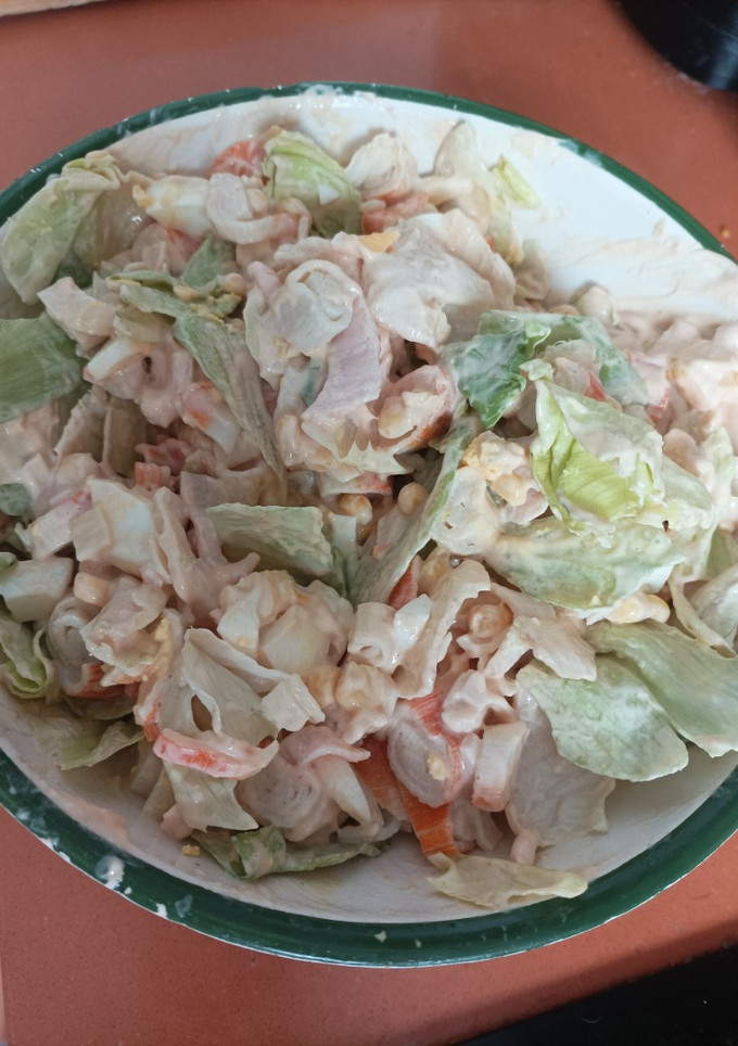 Una foto de Ensalada de cangrejo