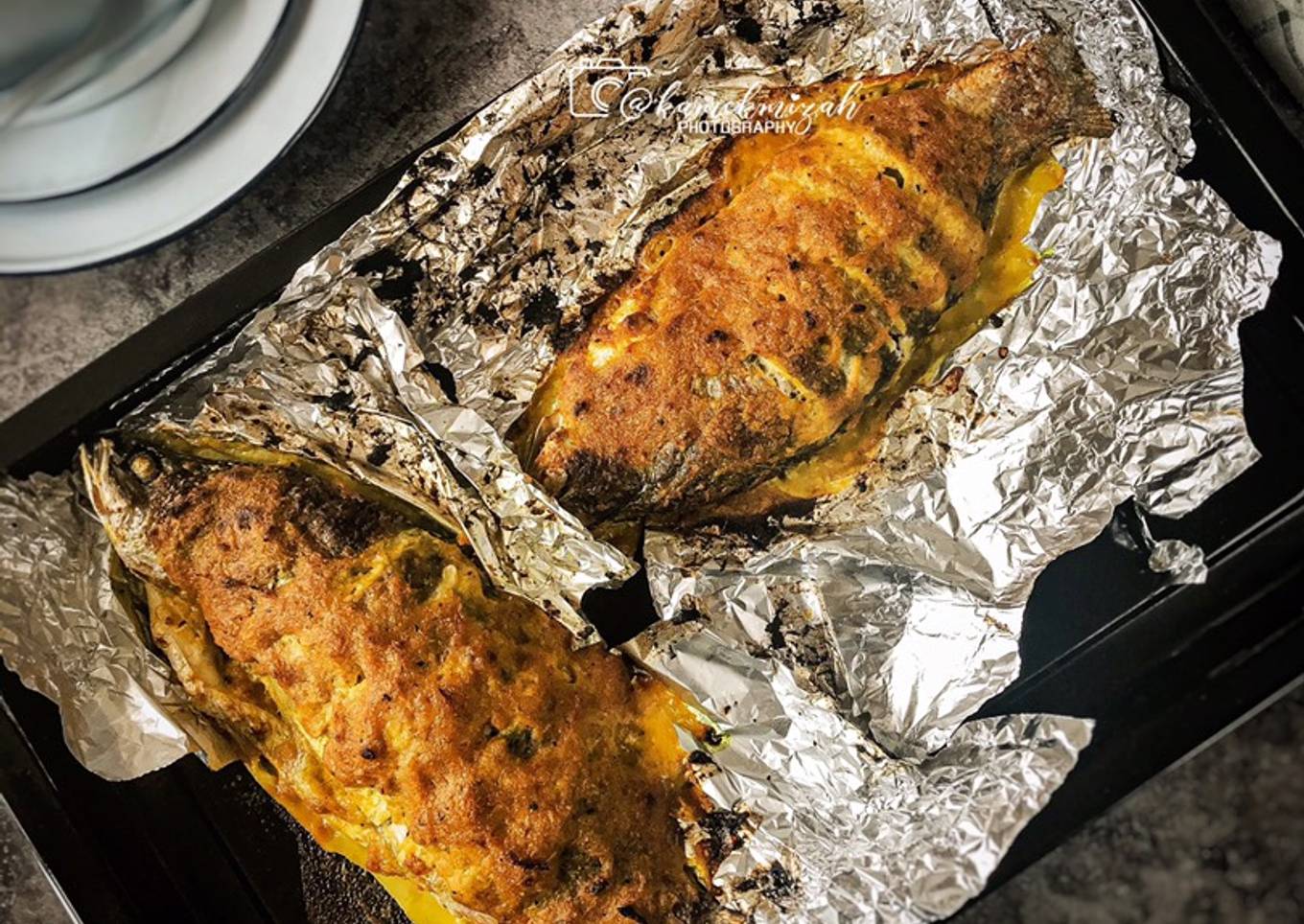 Ikan bakar dengan bumbu nenek