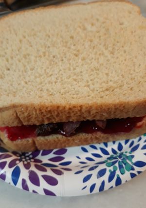 A picture of Lingonberry and Bacon Sandwich.