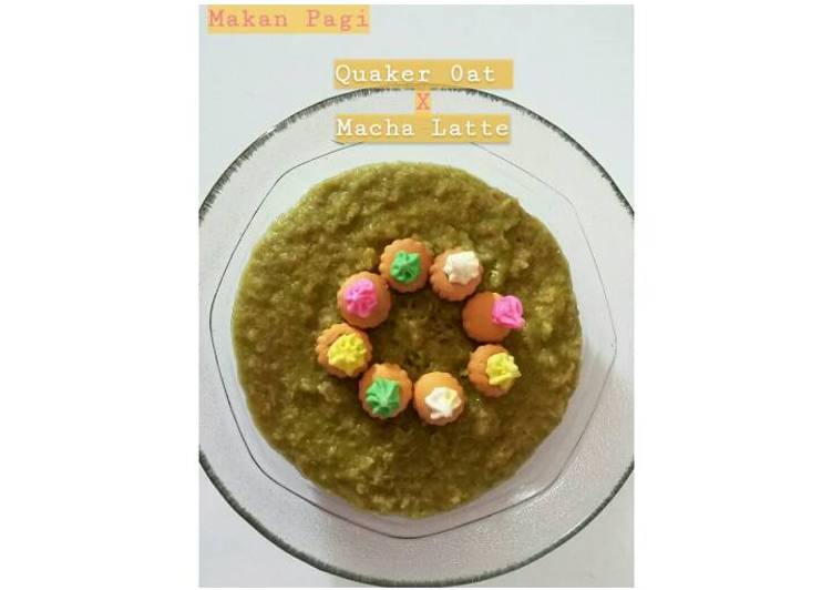 Quaker Oat With Chocolatos Macha Latte