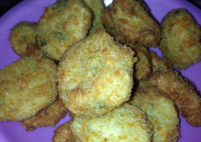 Nugget kentang keju udang rebon