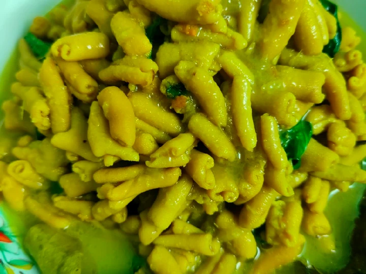 Cara Mudah Membikin Resep Usus bumbu kuning kemangi yang Enak Banget Anti Ribet, Lezat Sekali