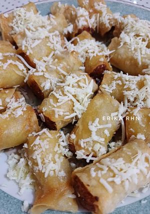 Foto resep Lumpia Mini Pisang Keju