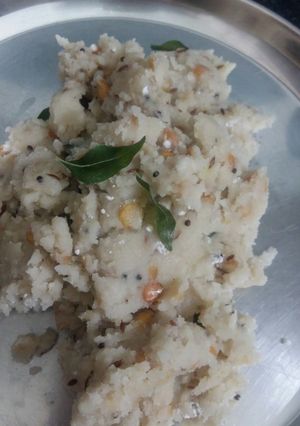 A picture of Rice flour upma.