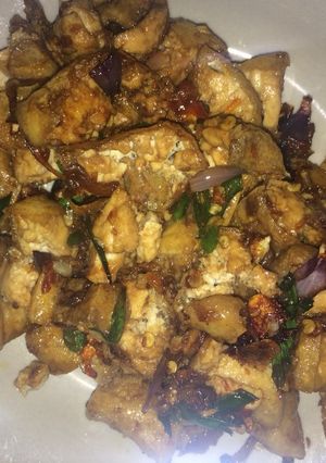 Foto resep 78. Oseng tahu pedas