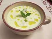 A picture of creamy yogurt