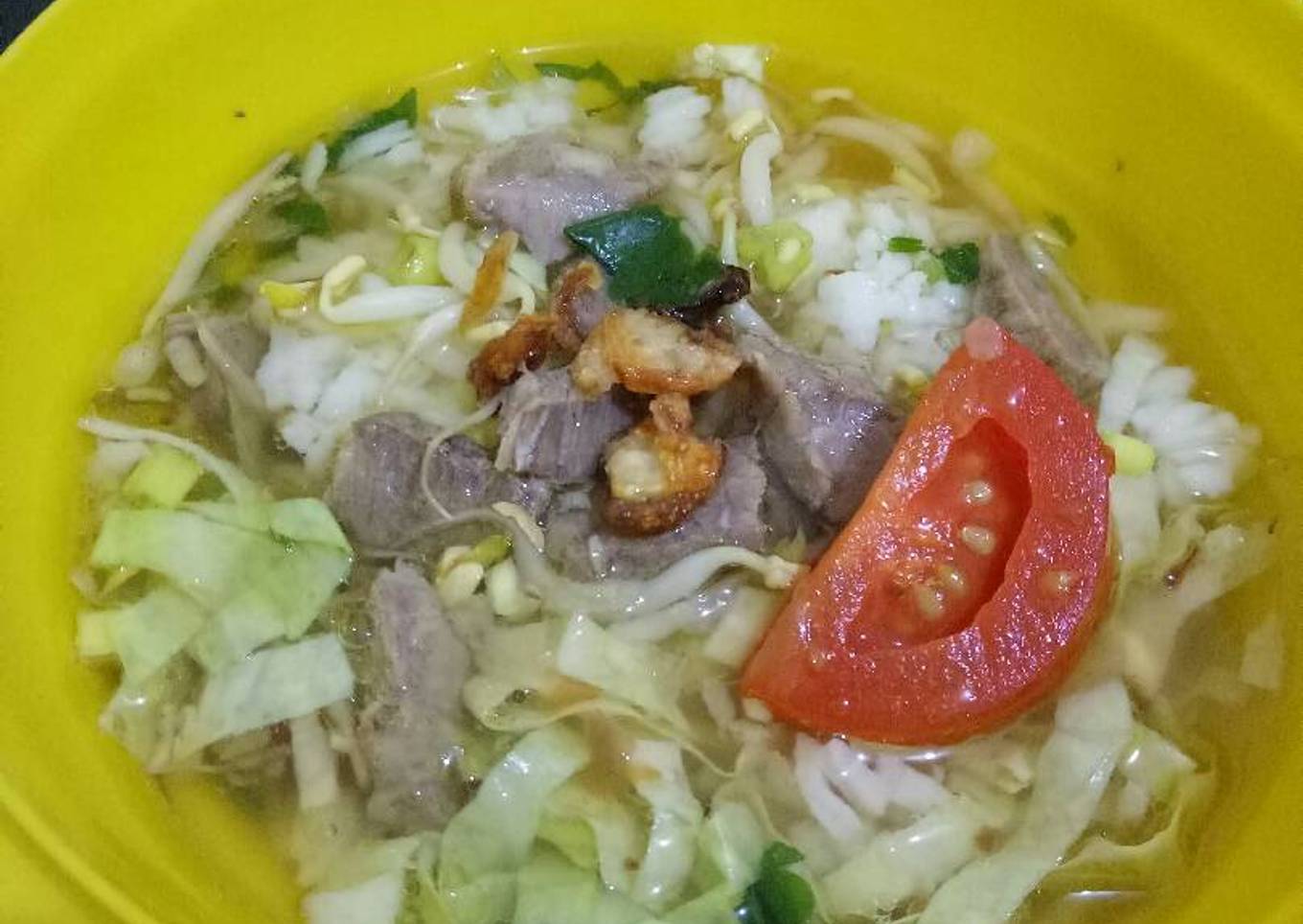 Soto Seger Daging Sapi