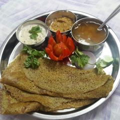 A picture of Pesarattu dosa.